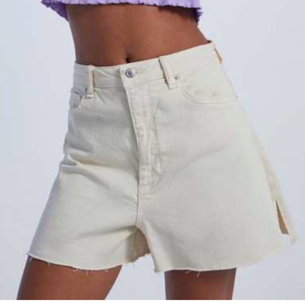 WeWoreWhat Off-White Jean Shorts